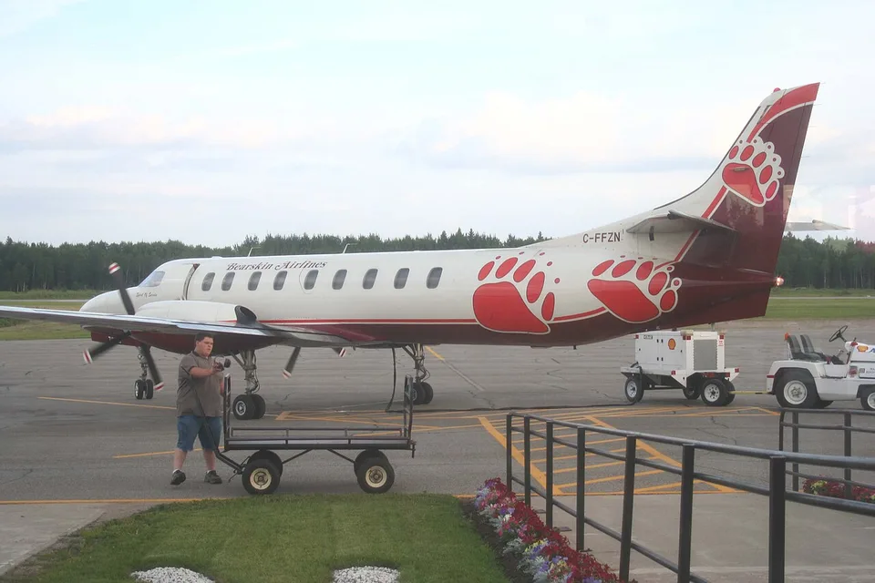 A Bearskin Airlines Metroliner