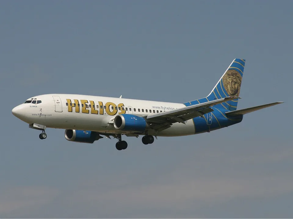 Helios Boeing 737-300 5B-DBY before the accident.