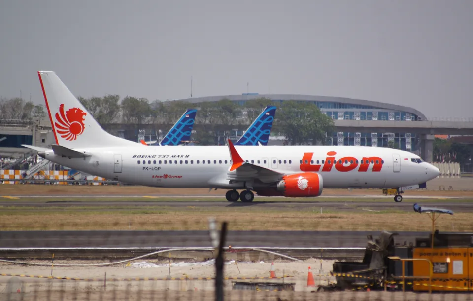 Lion Air Boeing 737 MAX PK-LQP before the accident.