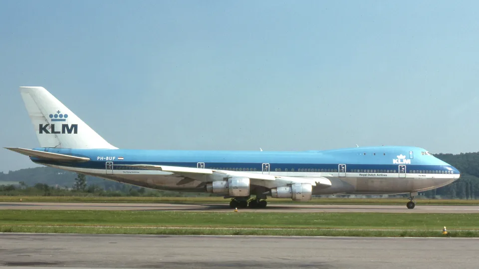 KLM Boeing 747 PH-BUF before the collision.